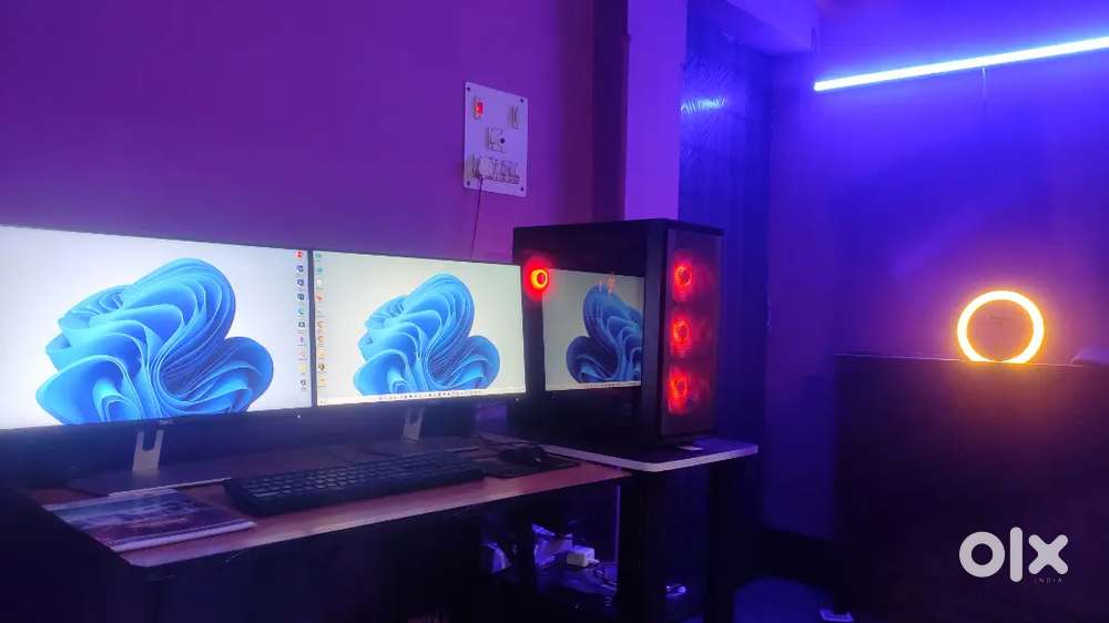 Editing setup, Gaming pc
