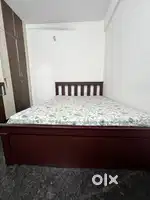 Queen Size Bed with 7-Inch Mattress is available