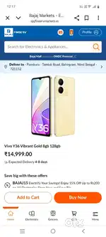 Vivo Y36 My Mobile  i Sell My Phone Are You Interest
