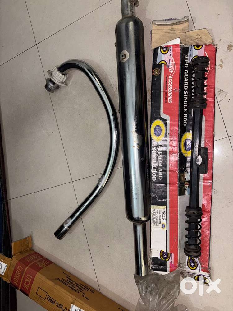Bullet exoust,leg guard and bend