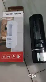 Push button soap dispenser