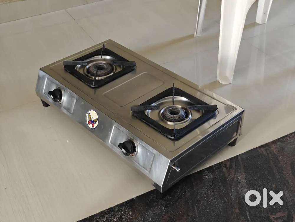 Steel gas stove 2 burner