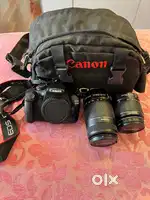 Canon EOS 1100D DSLR Camera Body with EFs 18-55mm & EFs 55-250mm lens