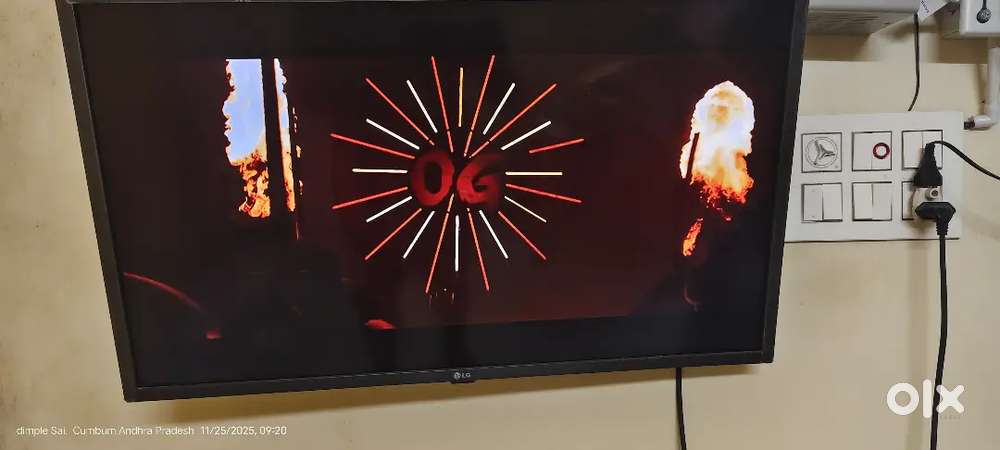 Lg tv 32 inches and Zebronics home theatre 5.1