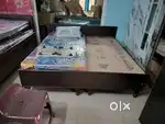 Normal height double bed without box 6 by 6  available