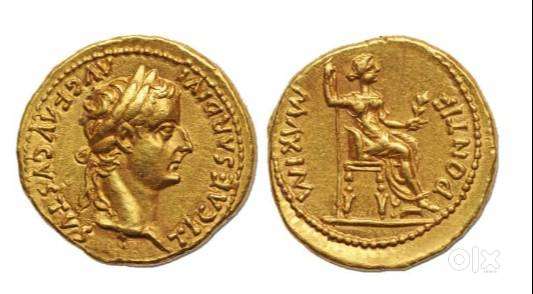 ROMAN GOLD COIN BC 1500 YEARS OLD