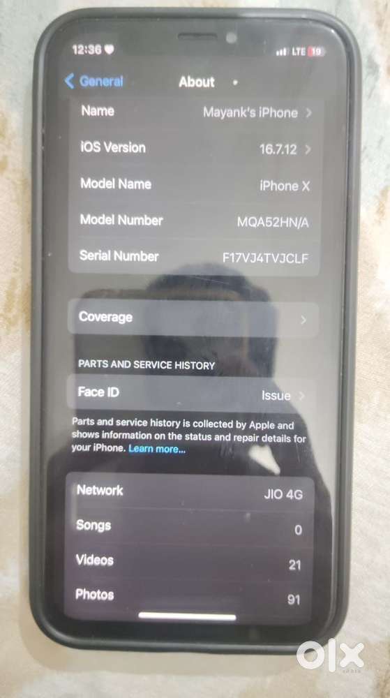 I phone x 64 gb