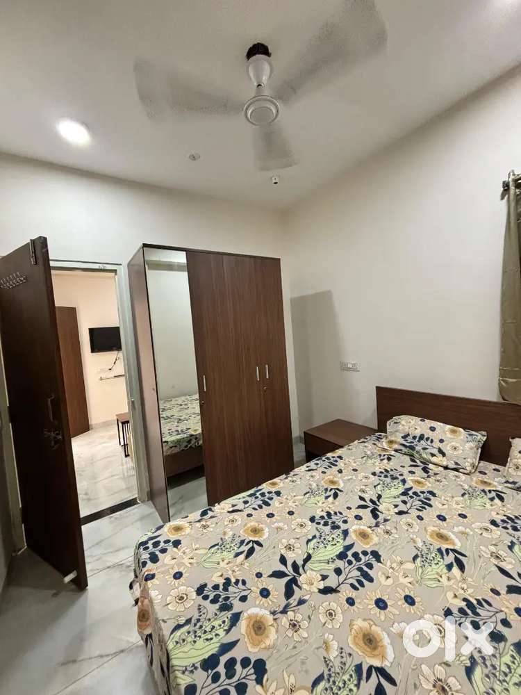 Zero Brokrege Fully Furnished 1Bhk Scheme No 78 Vijay Nagar