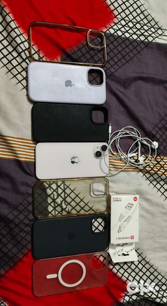 Iphone 13 peach colour 128gb