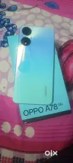 Oppo a78 5g (8+4,128)  box bill charger 6munth old