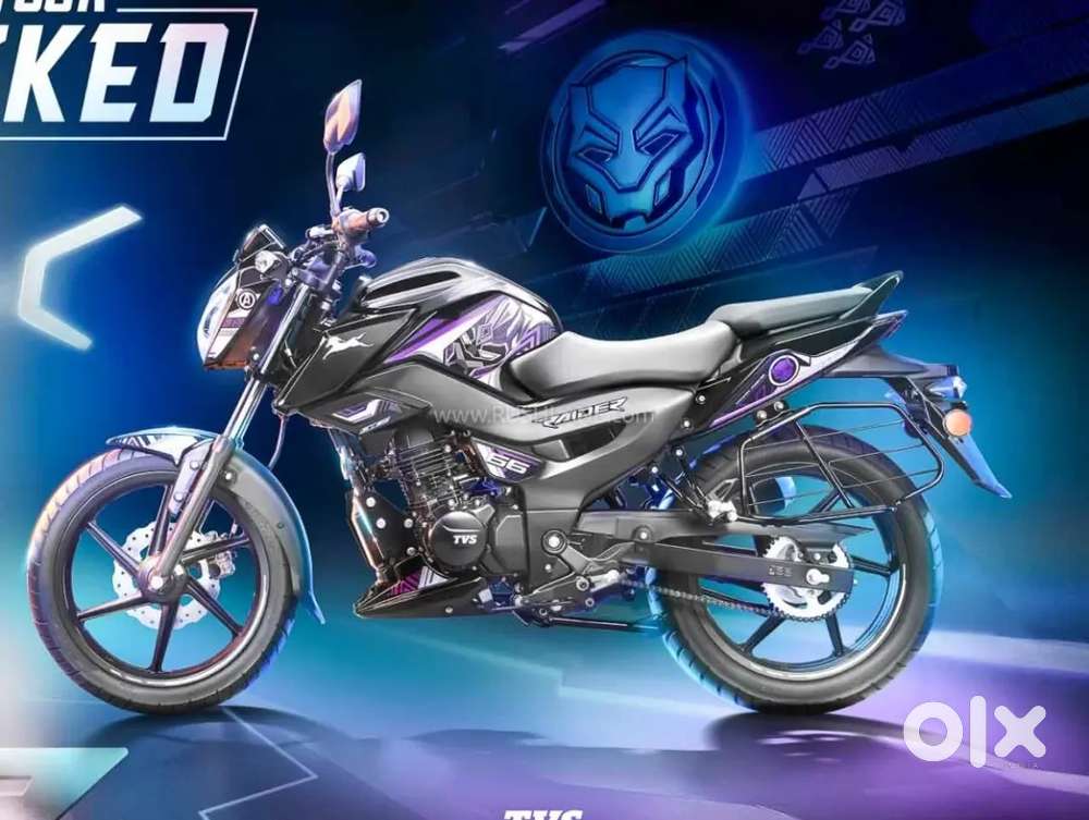 Tvs Raider 125 black squad edition