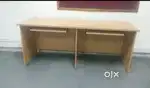 2seater running table with keyboard tray