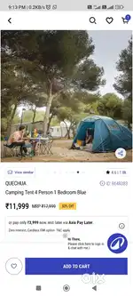 4 person tent Decathlon