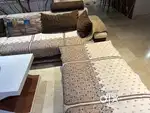 12 seater sofa with 2 puffies