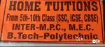 HOME TUITION for MATH SUBJ. 9,10,INTER, B.TECH DIPLOMA POLYTECHNIC
