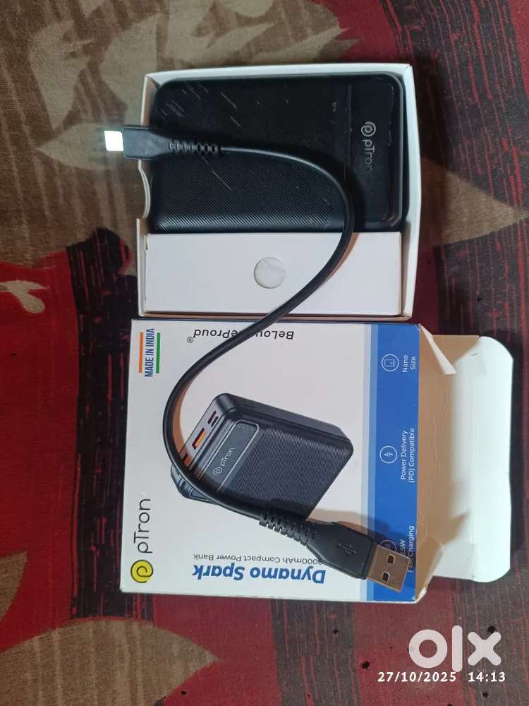 Ptron dynamo spark 10000mAh compact power bank