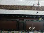 Only Bed back sale with 2 boxes isme