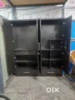 New wooden 4 door almirah 5 years warranty at wholesale price
