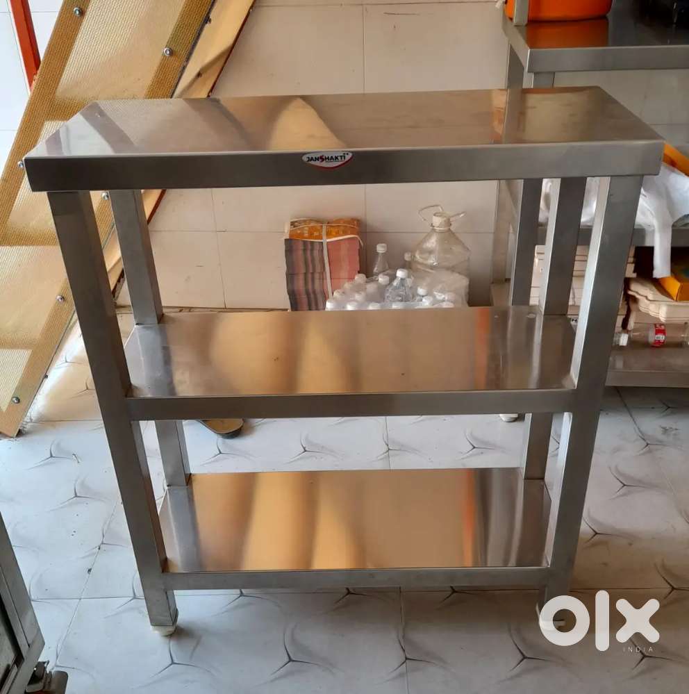 STEEL SERVICE TABLE RS. 6000