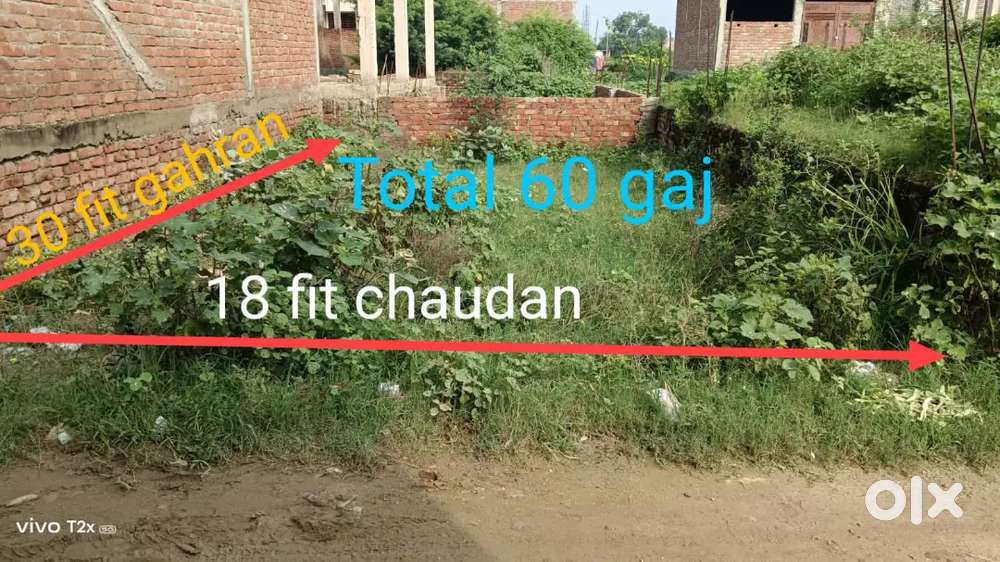 SAKARAPUR  PAS 60 GAJ KA PLOT FOR SALE