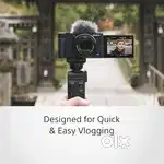 Sony Digital Camera ZV 1 With Bluetooth Shooting Grip