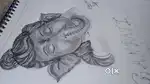 A4 size page Ganesh ji ka drawing