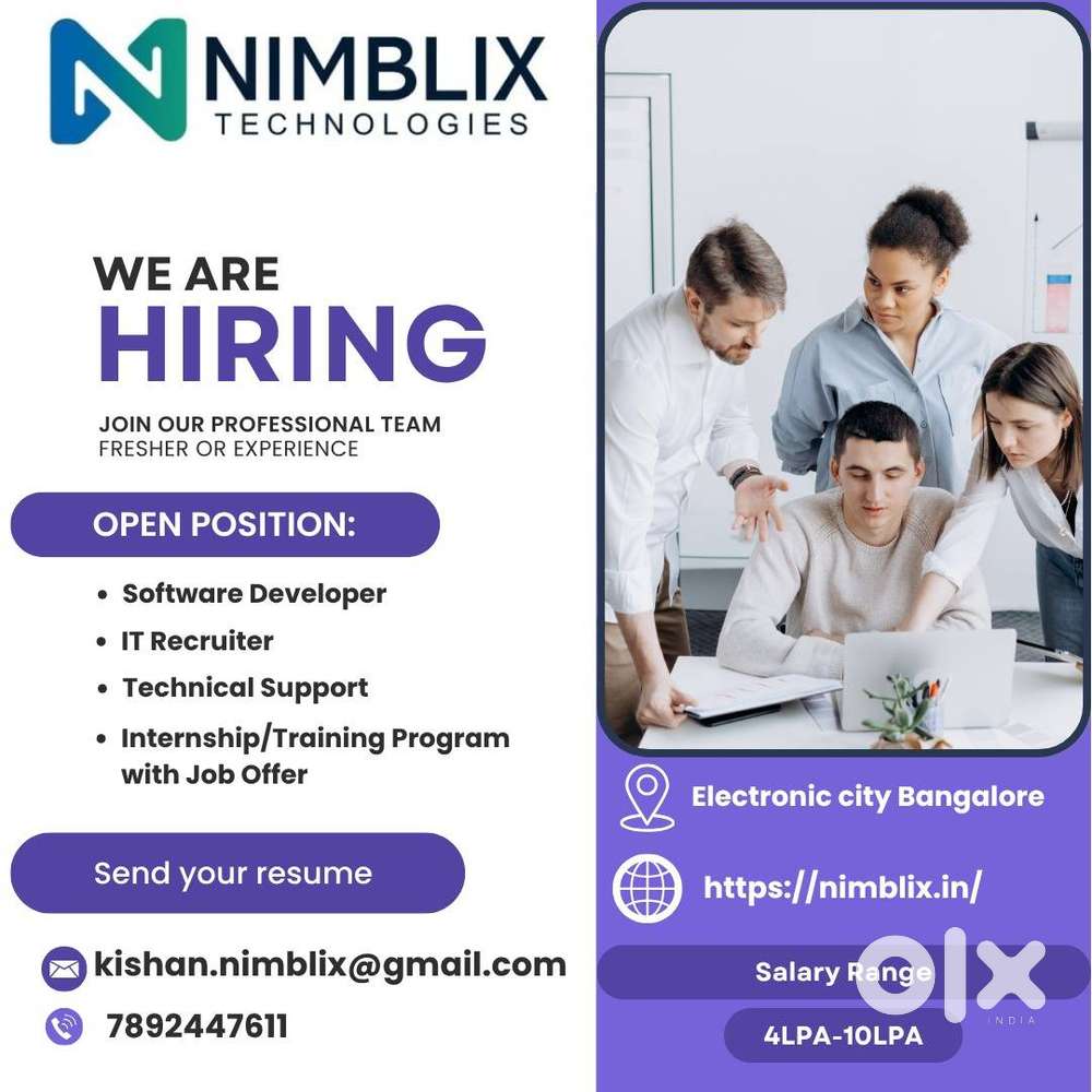 Software Developer Cum IT Recruiter