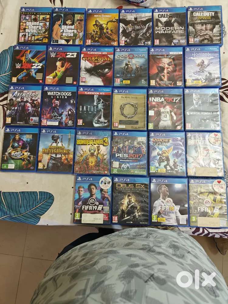 PS4 games good condition