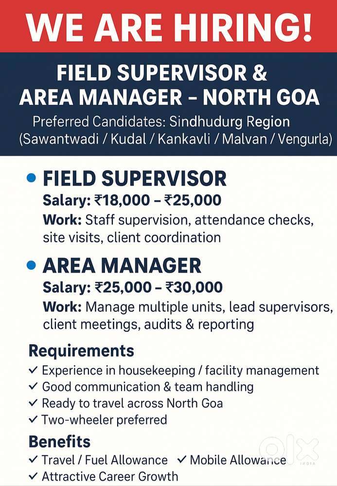 Housekeeping Field Supervisor