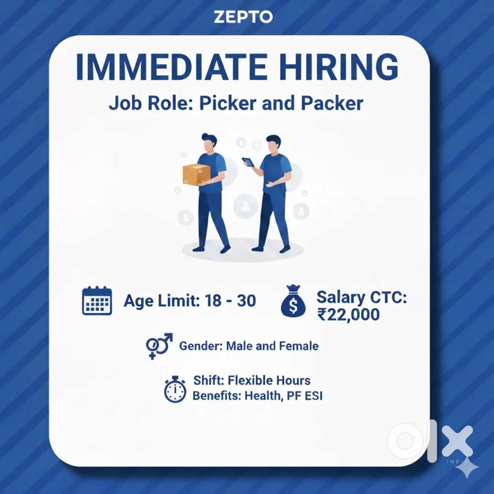 Wanted Now – Picker & Packer  Freshers OK