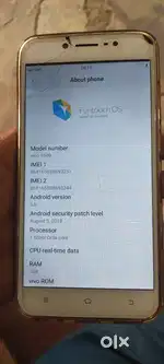 Vivo 1609 normal crack display full working