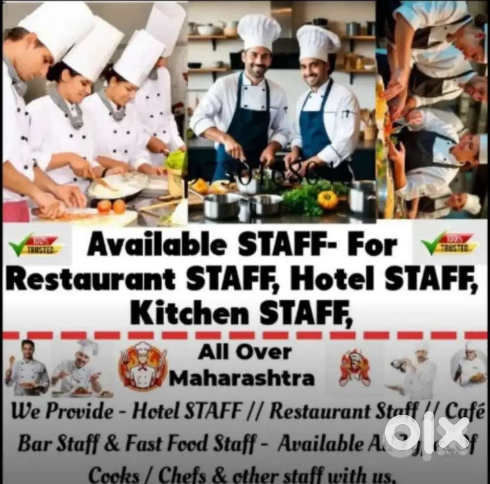 We Provide :- All Types Of Kitchen Chef Cook, Master, All Over Maha.