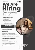 Tele calling, Office Assistant, Accountant