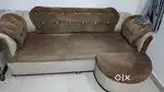 Sofa with foot rest