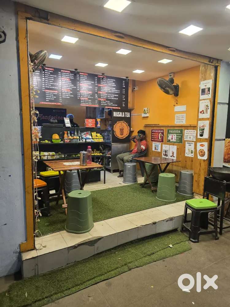 Running Juice cafe for sale