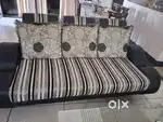 Sofa with central table