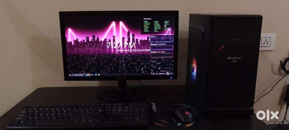 Intel i7 3770  16GB RAM  NVMe +500GB HDD  Full Desktop with Monitor