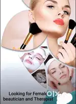 Urgently required female beautician, Telicaller and therapist
