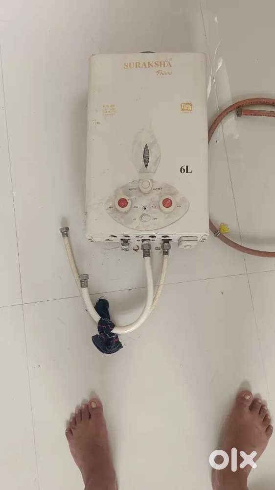 Gas gyser for bathroom