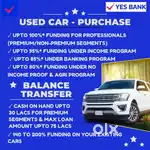 Car loans New and Used cars