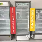 Vertical glass display used / New Coolers