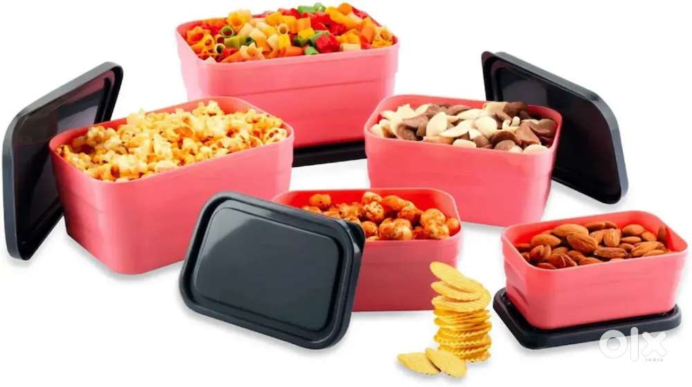 Freshness that stays! Get stylish 5-piece multipurpose container set