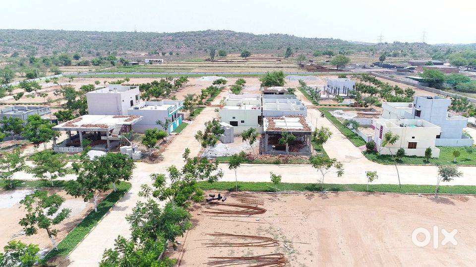 266sqy open plot for sale all 40feets 60 feets roads  hmda venture