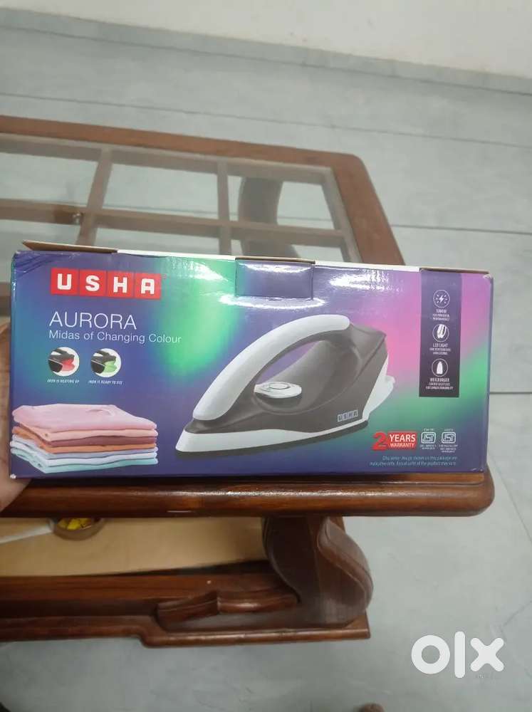Usha electric iron New 2 yerr warranty