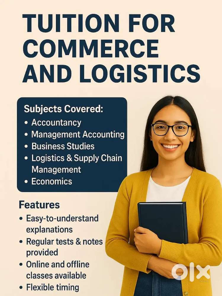 Tution for Commerce and logistics & Supply chain management
