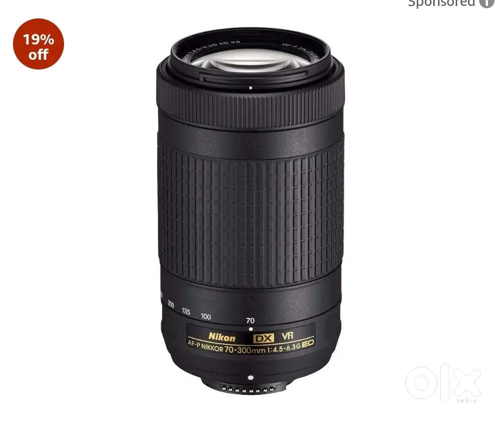 Nikon AF-P DX NIKKOR 70-300 mm f/4.5-ED VR Lens  Sealed box condisanar