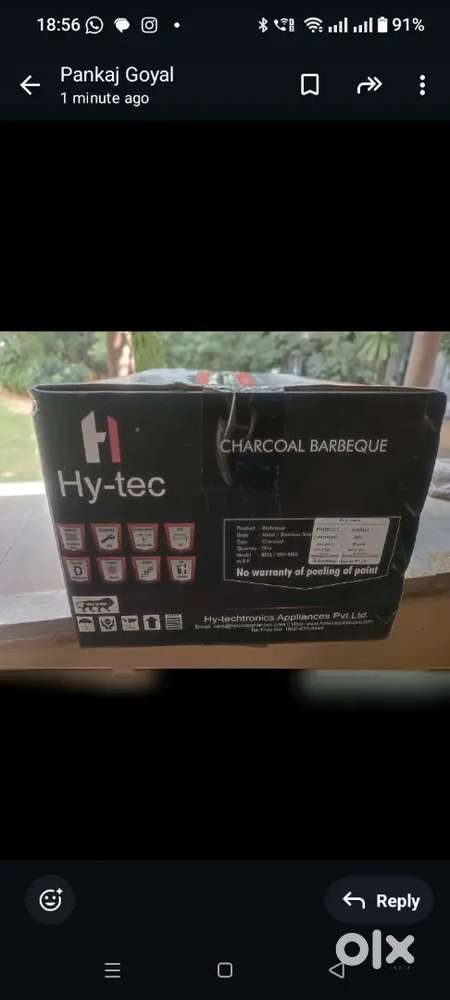 Hytech Charcoal Barbeque