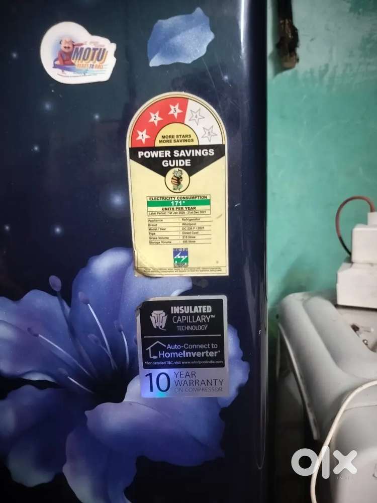 Whirlpool 215L (5y old)