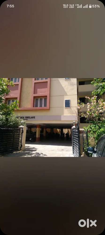 3 BHK Flat Accommodation Available
 for ladies