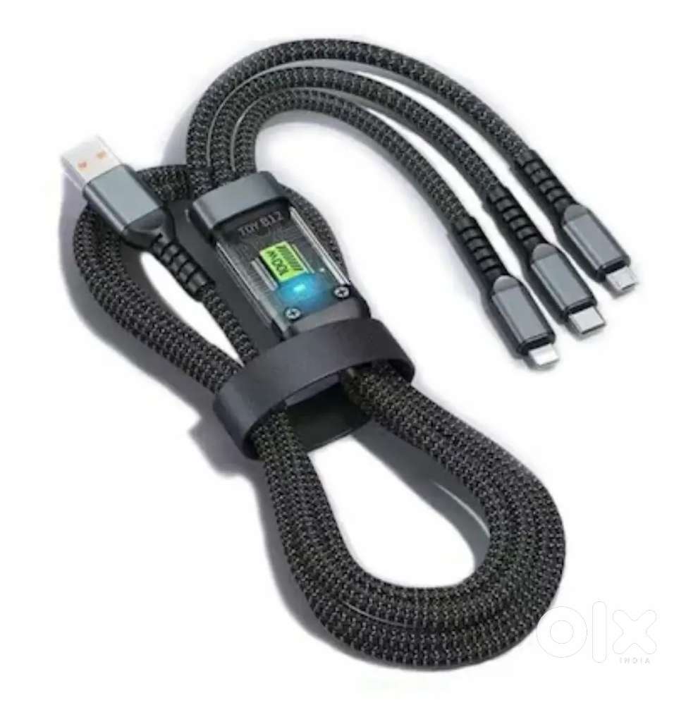 100 w 3 in 1 charging cable
